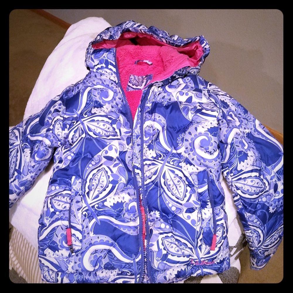 LL Bean Girls Winter Coat, Size 8